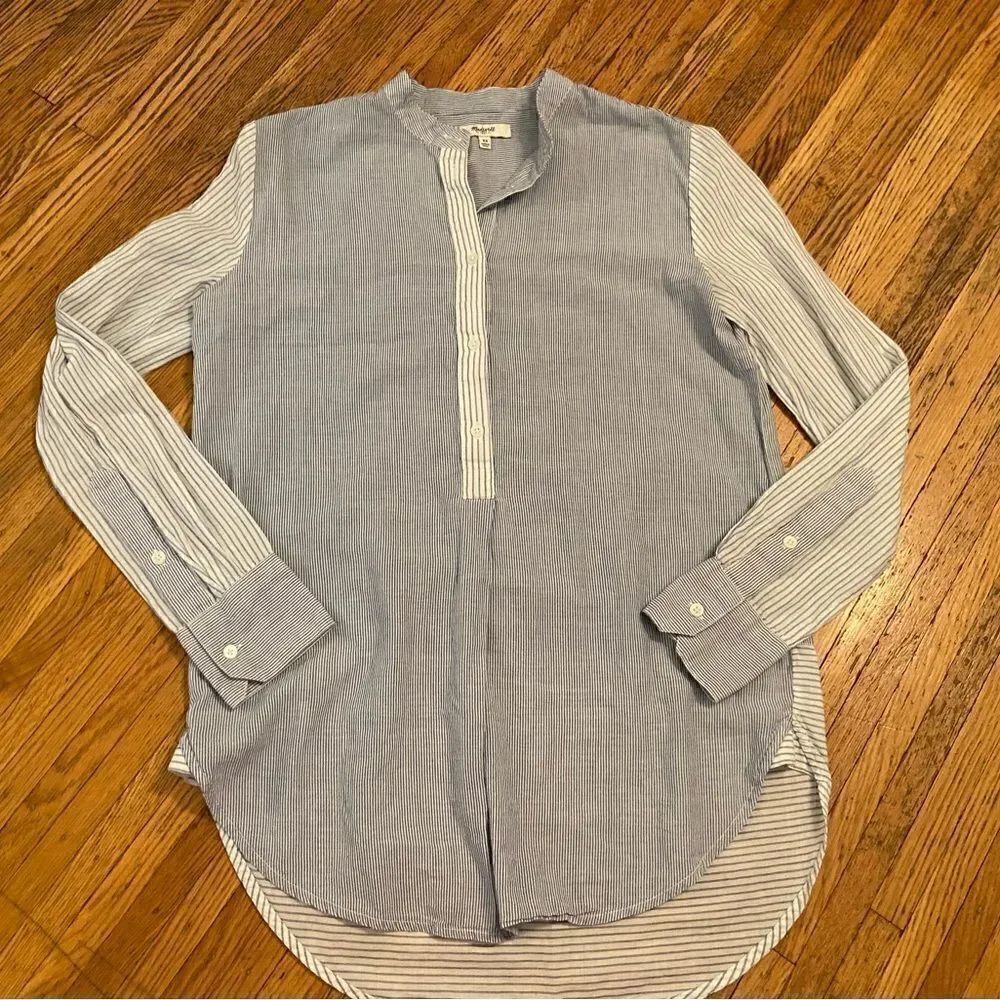 Madewell Well Spring Popover Shirt Blouse